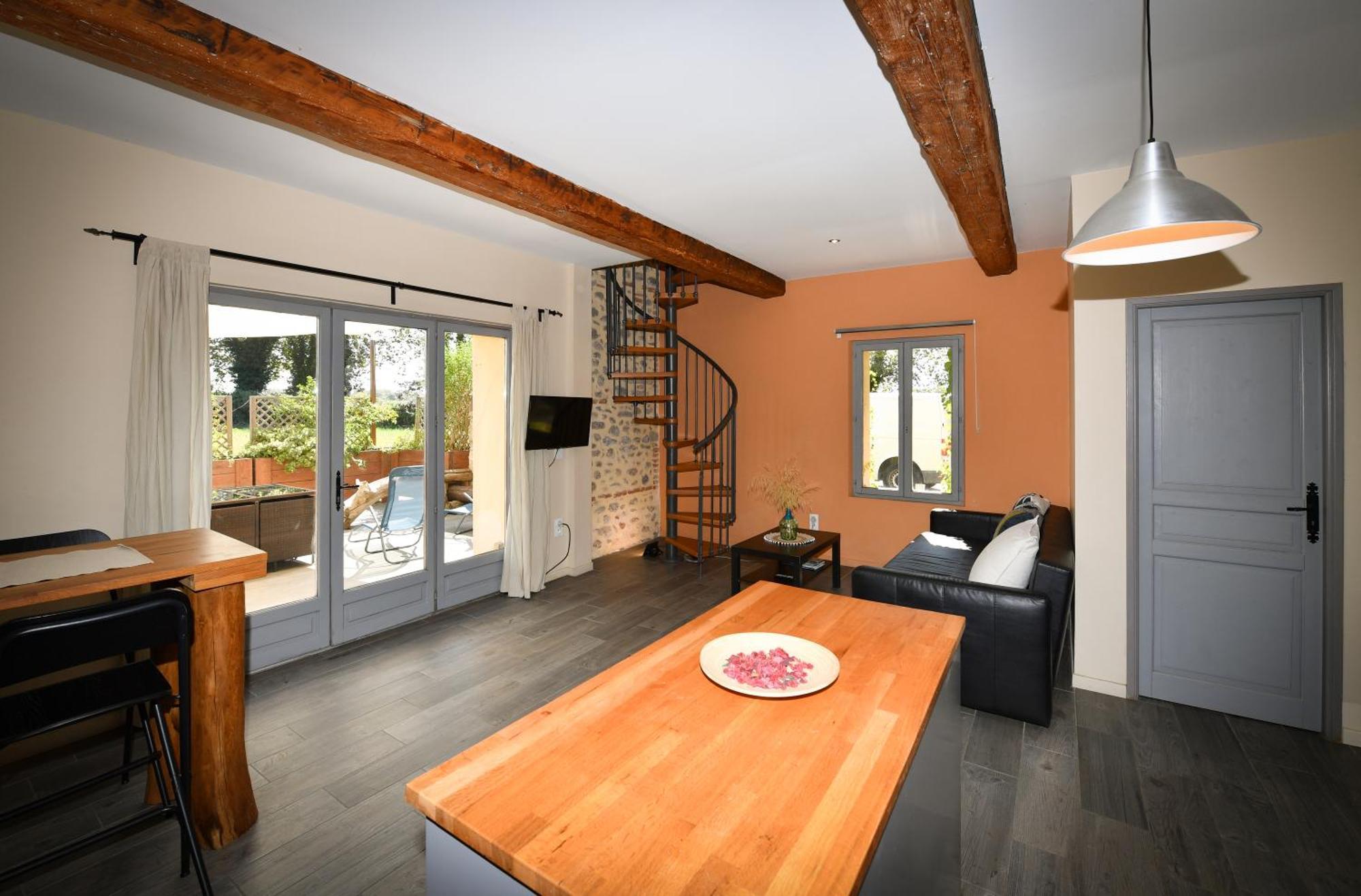 Les appartements du Mas Riols Saint-Cyprien  Kamer foto