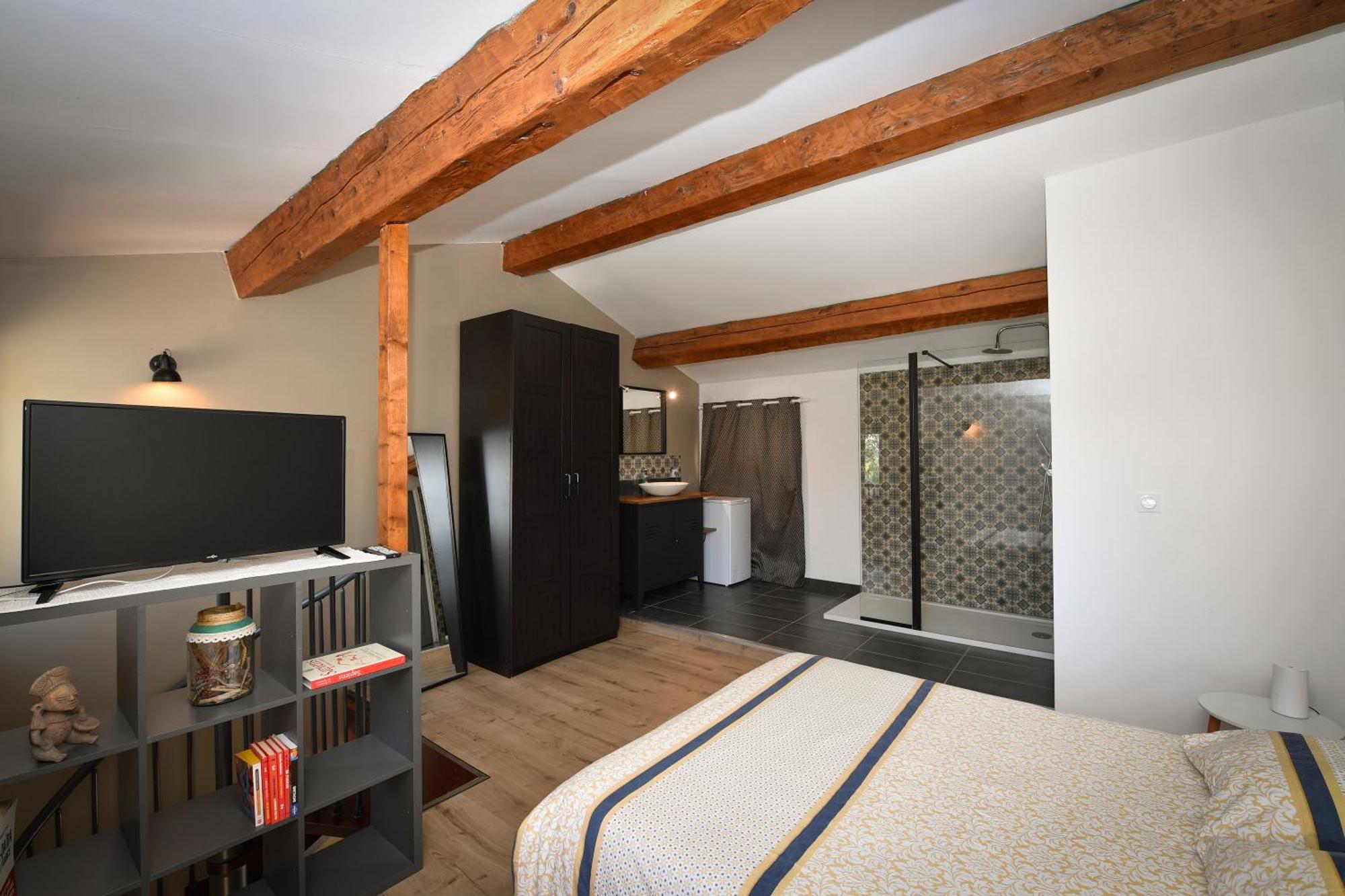 Les appartements du Mas Riols Saint-Cyprien  Kamer foto